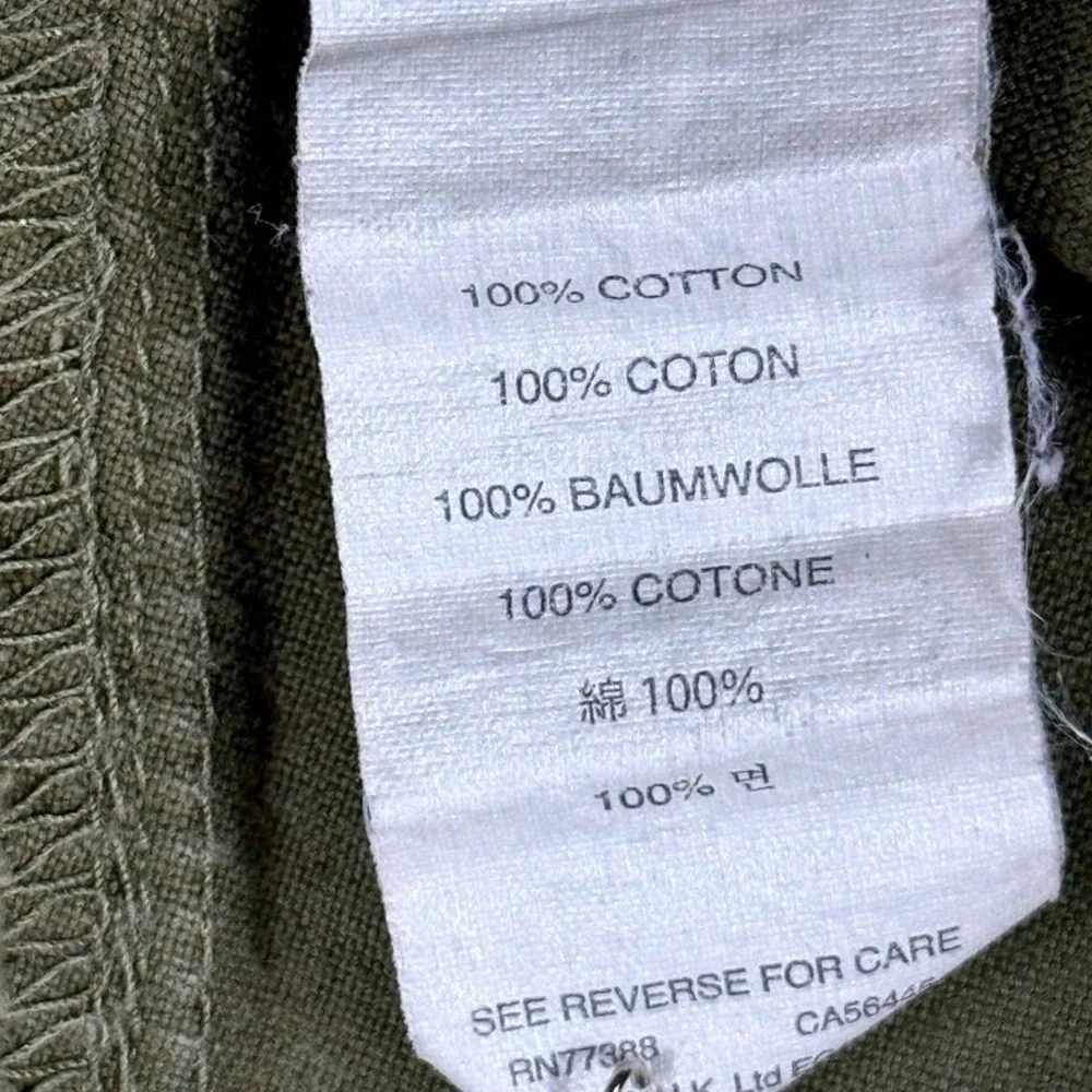 J Crew Sun Faded‎ Cargo Pants Khaki Green 34x33** Cotton